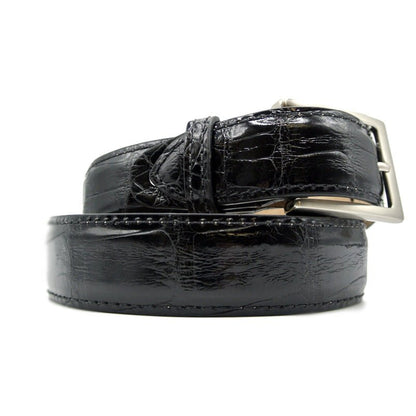 70 - 100 - Blk Alligator Belt, Black Shop by Zelli Italia – Don't Panic Shoes