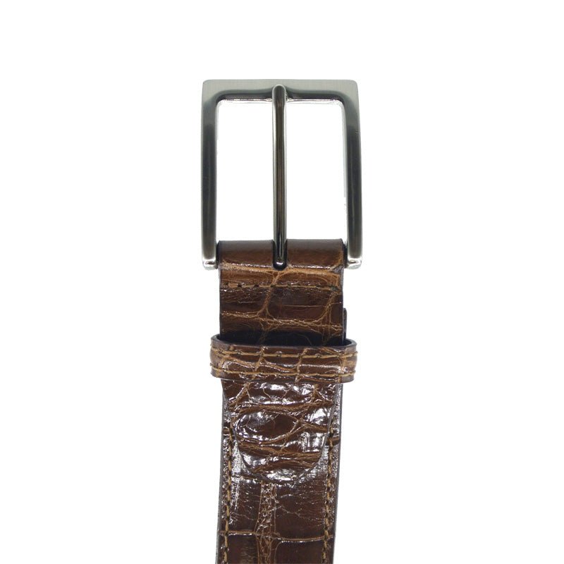 70 - 100 - Cgn Alligator Belt, Cognac Shop by Zelli Italia – Don't Panic Shoes