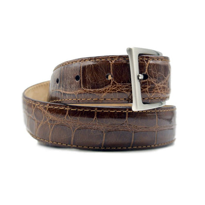70 - 100 - Cgn Alligator Belt, Cognac Shop by Zelli Italia – Don't Panic Shoes