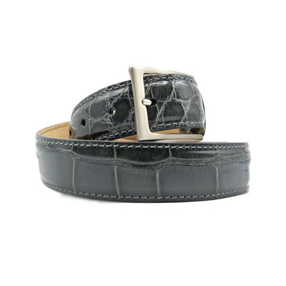 70 - 100 - Gry Alligator Belt, Grey Shop by Zelli Italia – Don't Panic Shoes