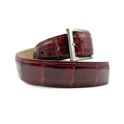 70 - 100 - Red Alligator Belt, Red Shop by Zelli Italia – Don't Panic Shoes