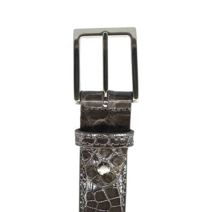 70 - 100 - Tpe Alligator Belt, Taupe Shop by Zelli Italia – Don't Panic Shoes
