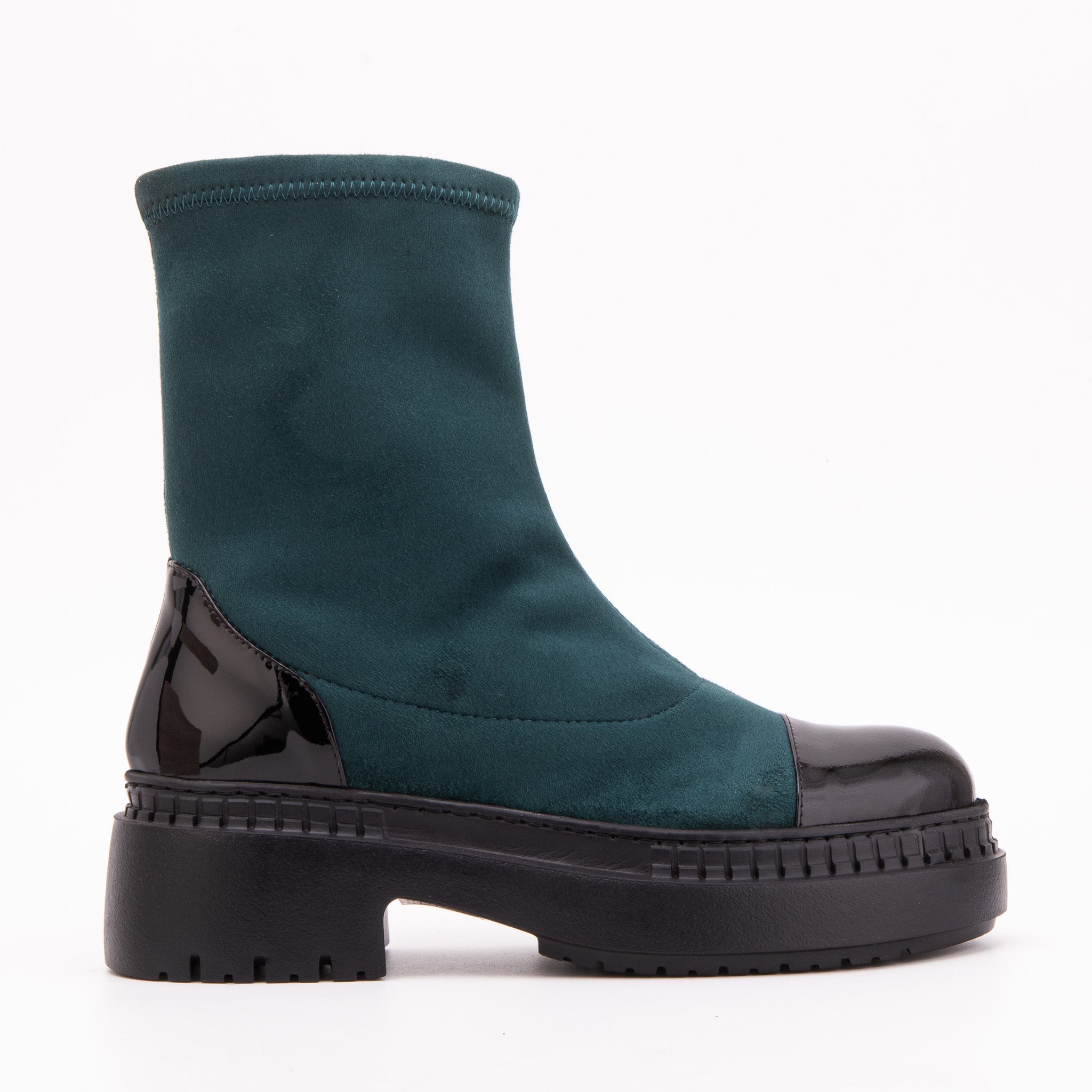 The Sorella Deep Teal Suede Leather Women’s Boot