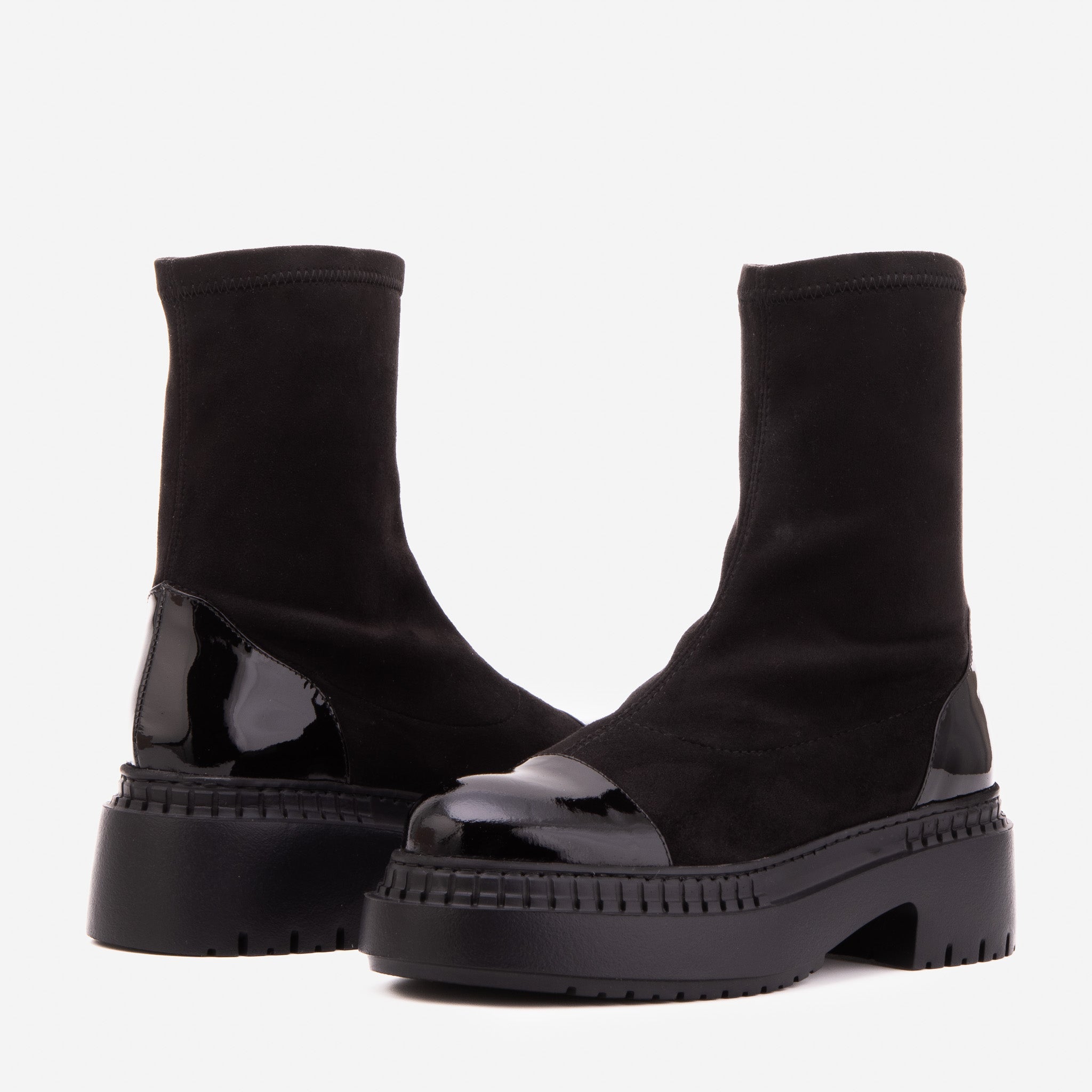 The Sorella Black Tip Suede Leather Women’s Boot