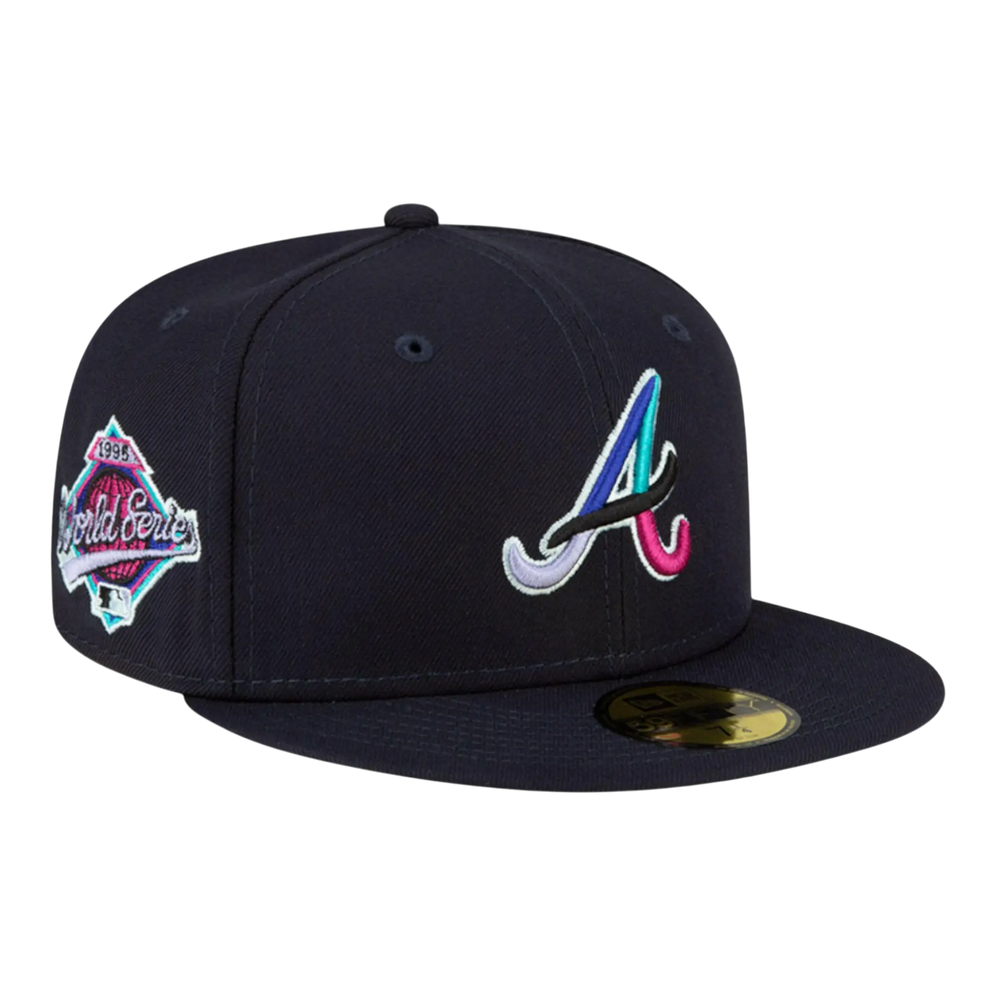 New Era Braves 59FIFTY Fitted Baseball Cap Polar Lights