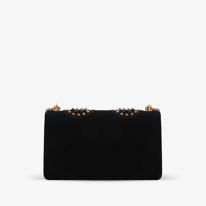 The Infanta Black Spike Leather Handbag