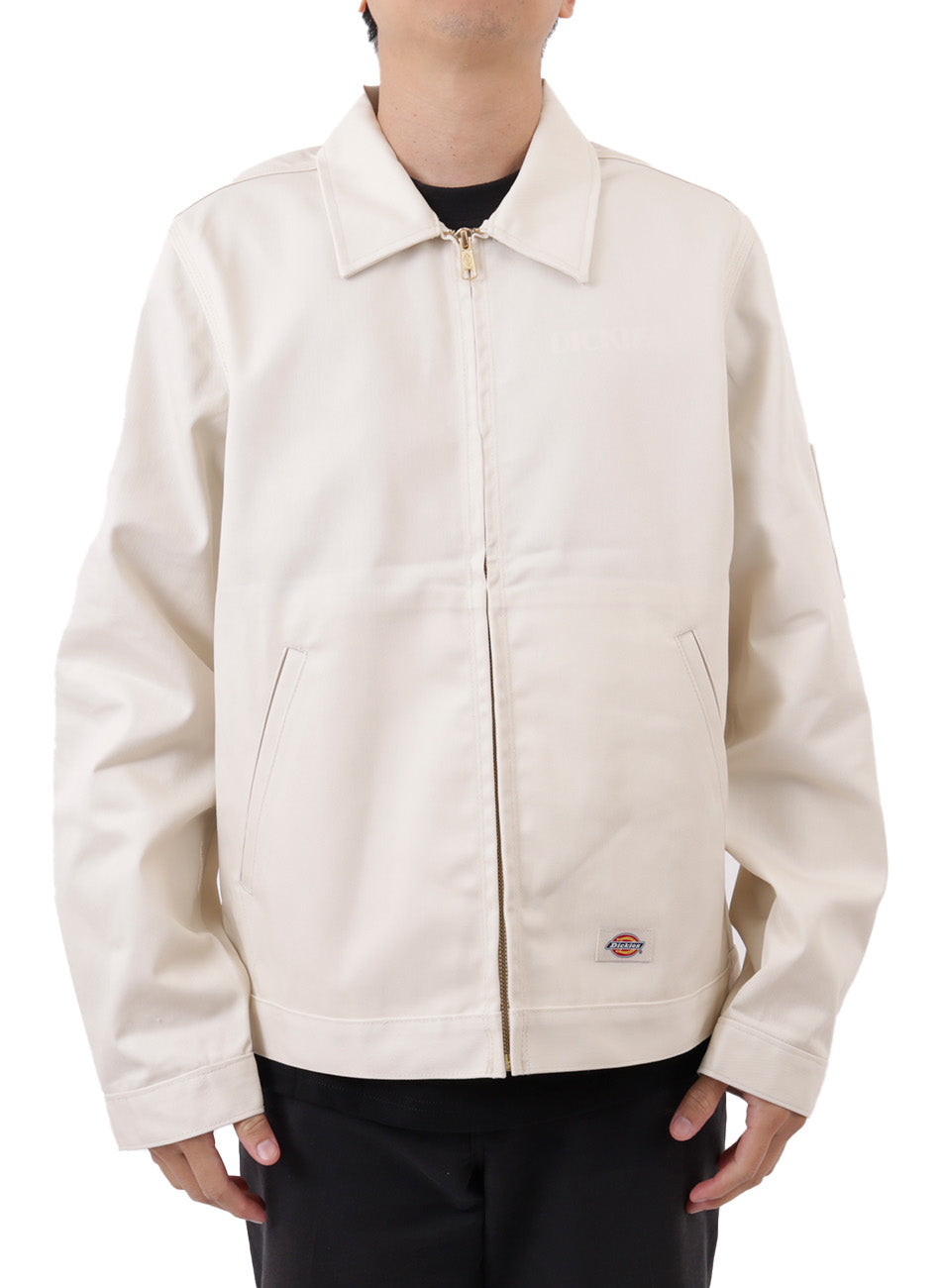 Unlined Eisenhower Jacket in Stone Whitecap Gray for stylish men