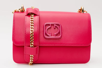 The Maneadero Fuchsia Leather Handbag
