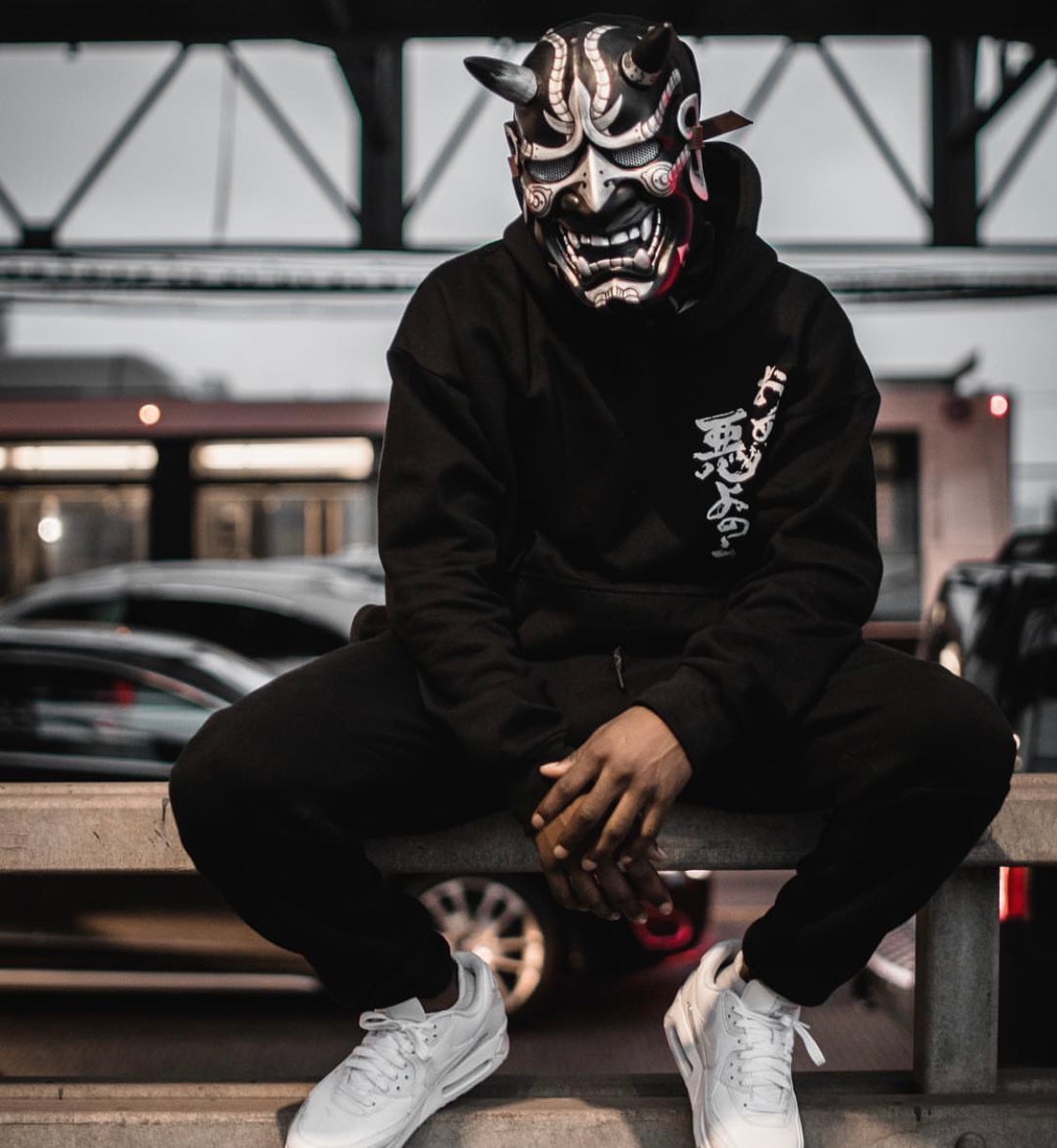 Niepce YEH3 Black Japanese Rid Evil Hoodie