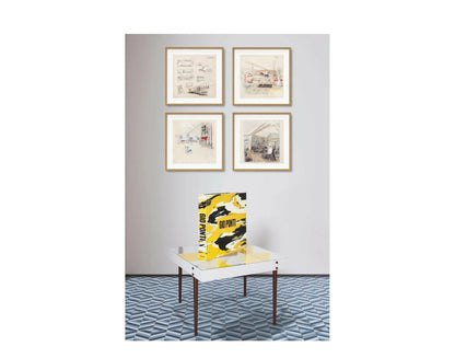 aschen Gio Ponti Art Edition Limited Book Yellow