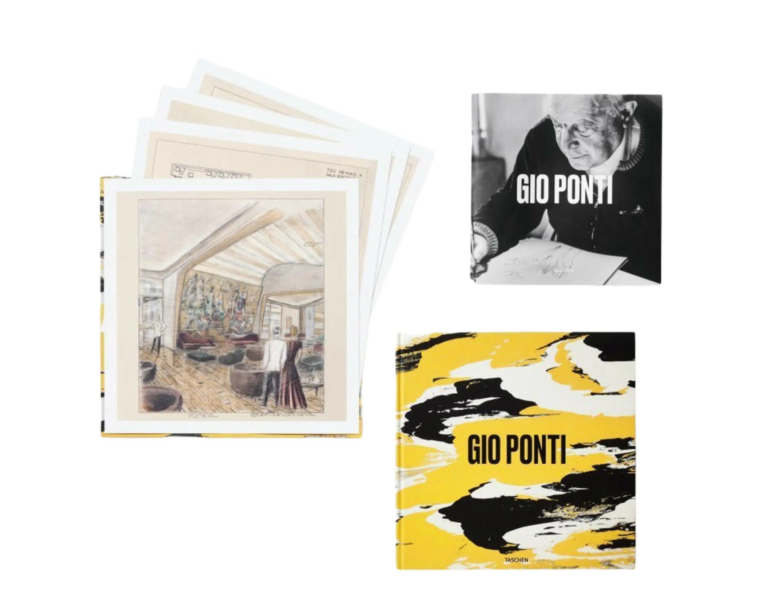 aschen Gio Ponti Art Edition Limited Book Yellow