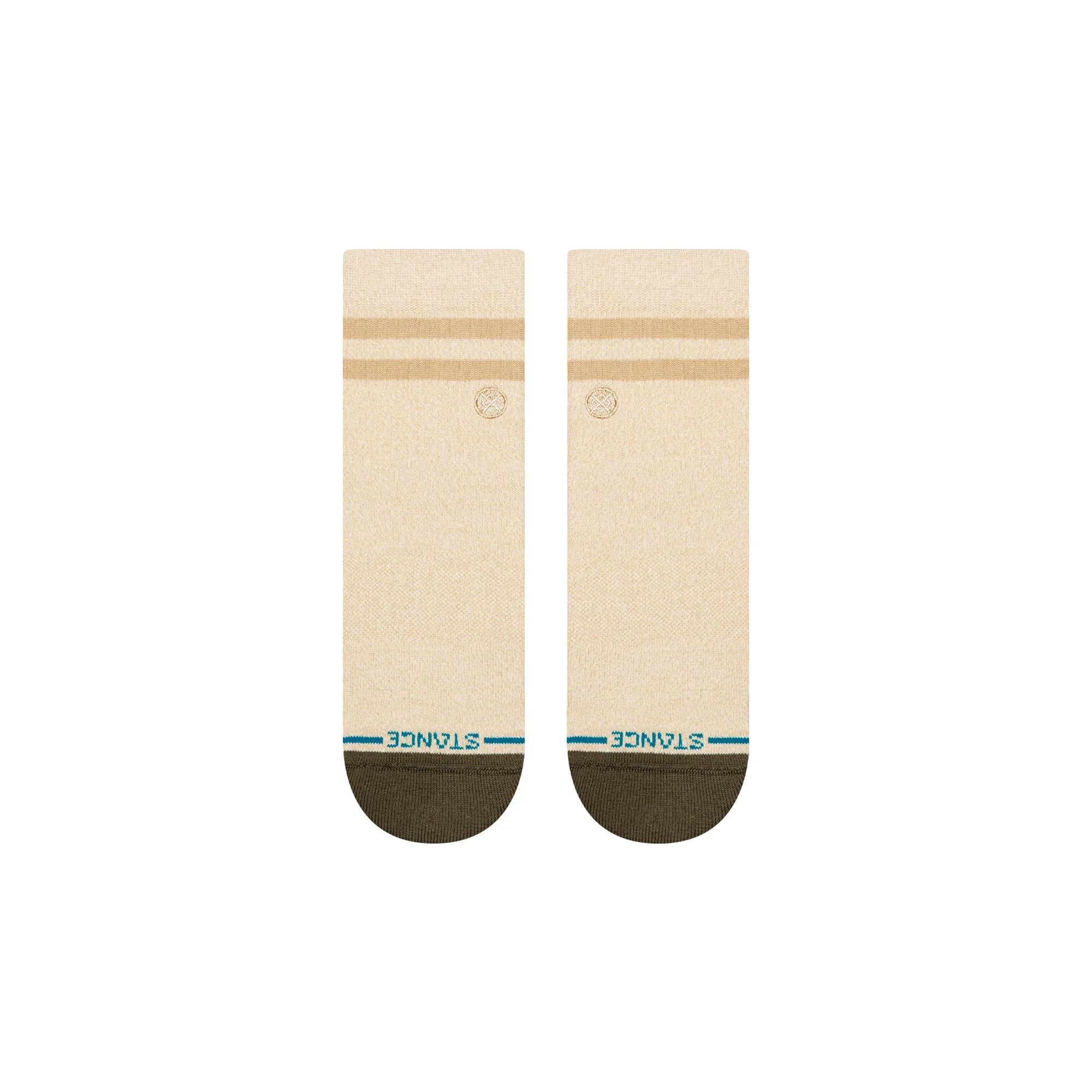 Stance Marled Quarter Mid-Cushion Socks - Ivory