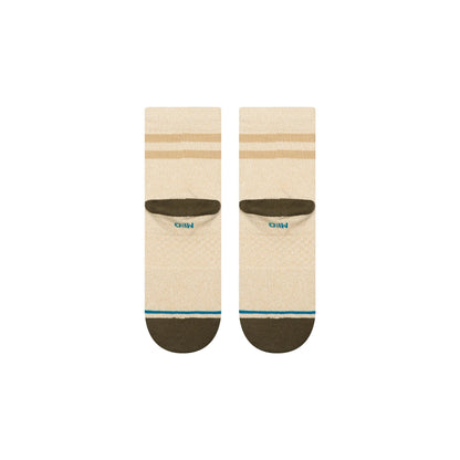 Stance Marled Quarter Mid-Cushion Socks - Ivory