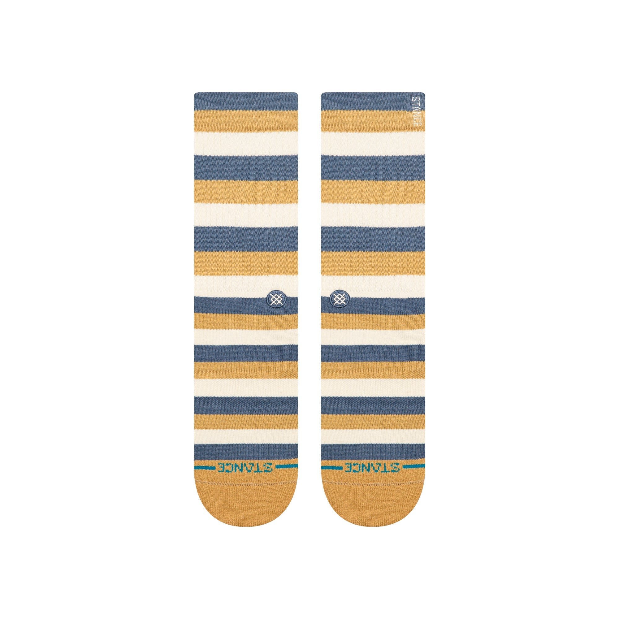 Stance Butterblend Crew Socks - Hiland - Ivory