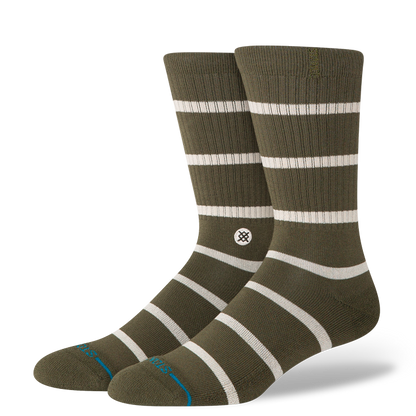 Stance Butter Blend Crew Socks - Heritage - Olive