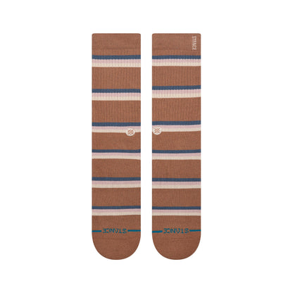 Stance Strata Butter Blend Crew Socks - Brown
