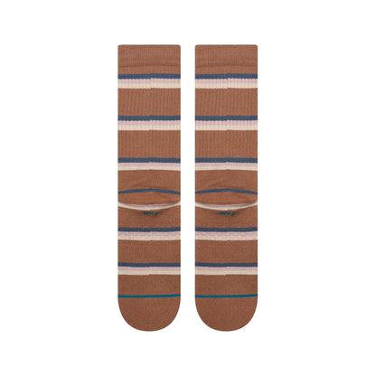 Stance Strata Butter Blend Crew Socks - Brown