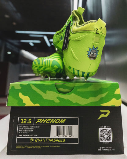 Phenom Elite Rick and Morty Football Cleats - Quantum Speed 2.0
