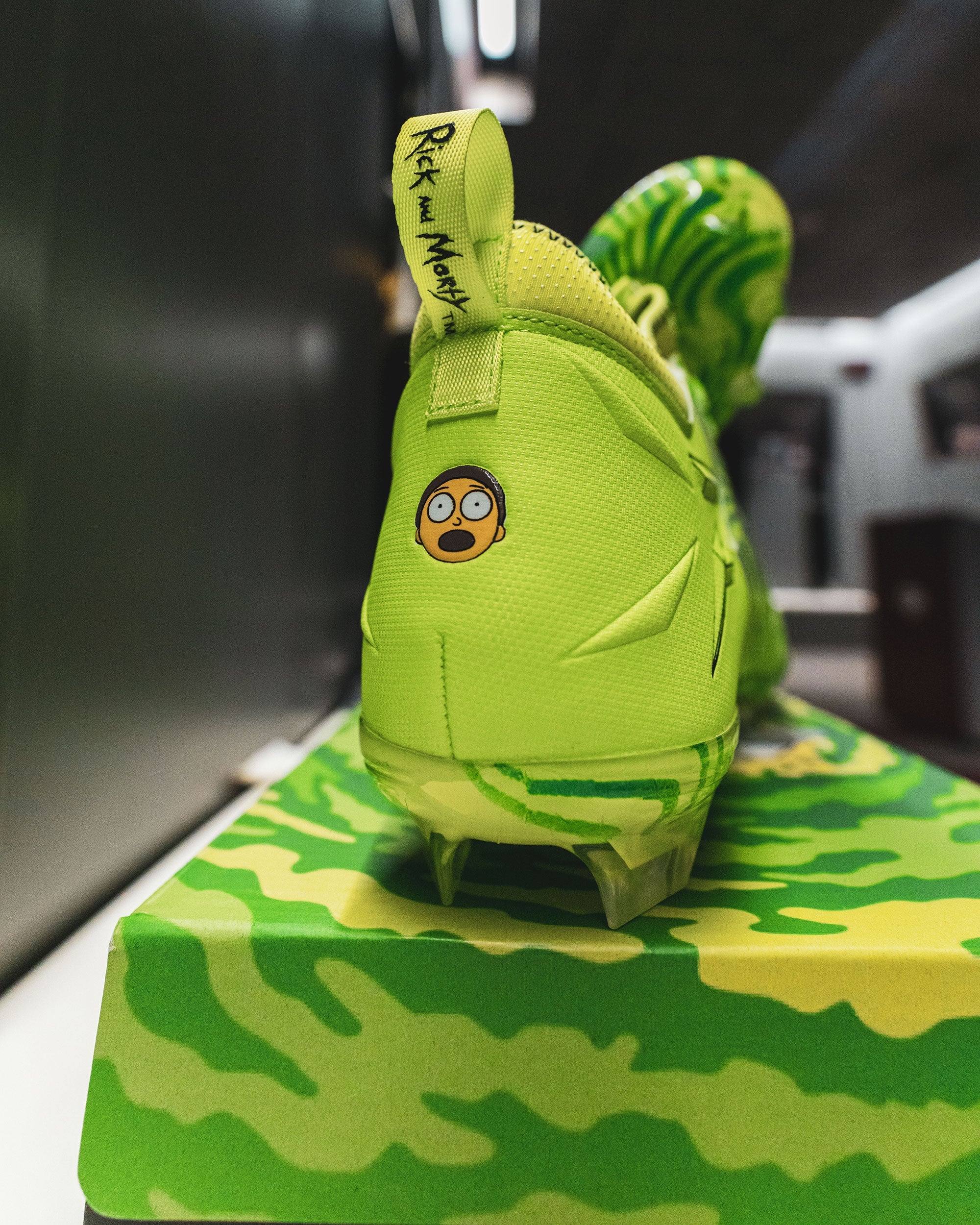 Phenom Elite Rick and Morty Football Cleats - Quantum Speed 2.0