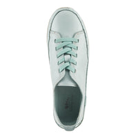 Thumbnail for Black and white lace-up Spring Step Abeck sneakers with cushioned insole and durable rubber outsole