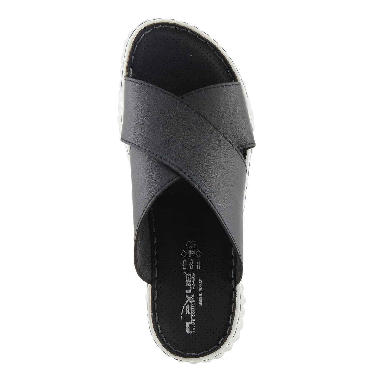 Comfortable and stylish Spring Step Shoes Flexus Alderine Sandals in Black