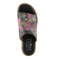 Thumbnail for Buy L'Artiste Aldina Sandals Women'S Hand-Painted Leather Slides - Platform Casual Sandals from Don’t Panic Shoes | Best Prices & Fast Shipping