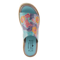 Thumbnail for Buy L'Artiste Aldina Sandals Women'S Hand-Painted Leather Slides - Platform Casual Sandals from Don’t Panic Shoes | Best Prices & Fast Shipping