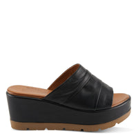 Thumbnail for Buy Spring Step Allerton Women’s Leather Wedge Sandals - Platform Casual Sandals from Don’t Panic Shoes | Best Prices & Fast Shipping