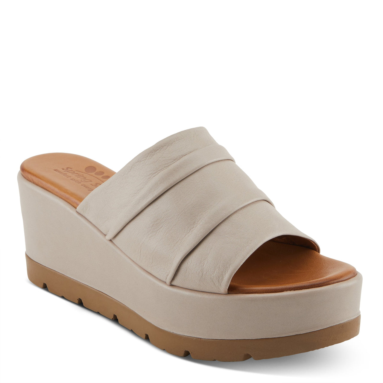 Buy Spring Step Allerton Women’s Leather Wedge Sandals - Platform Casual Sandals from Don’t Panic Shoes | Best Prices & Fast Shipping