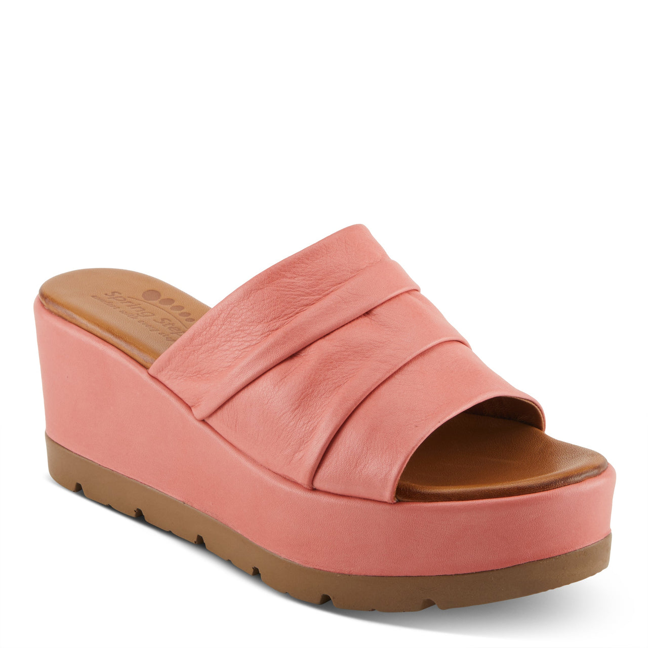 Buy Spring Step Allerton Women’s Leather Wedge Sandals - Platform Casual Sandals from Don’t Panic Shoes | Best Prices & Fast Shipping