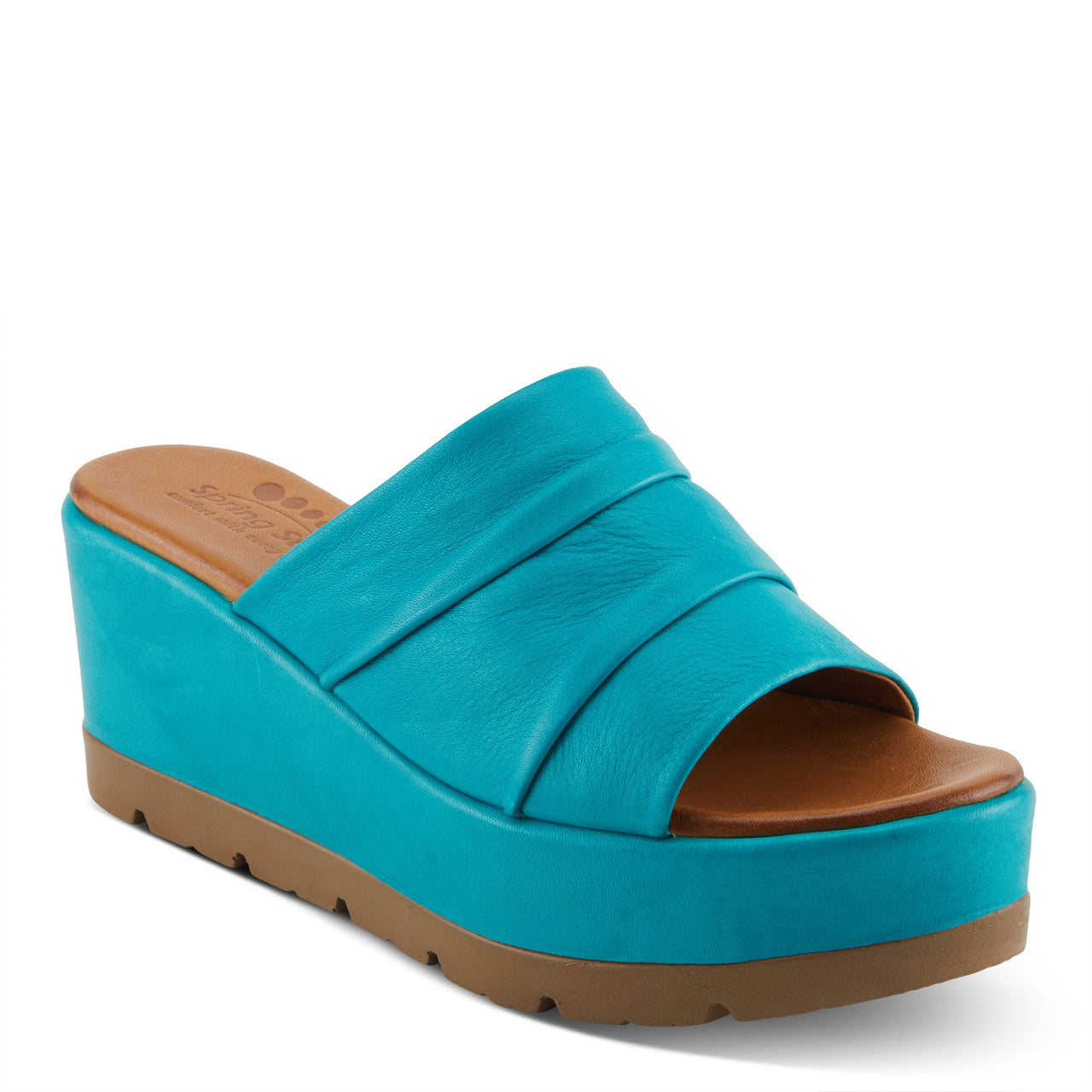 Buy Spring Step Allerton Women’s Leather Wedge Sandals - Platform Casual Sandals from Don’t Panic Shoes | Best Prices & Fast Shipping