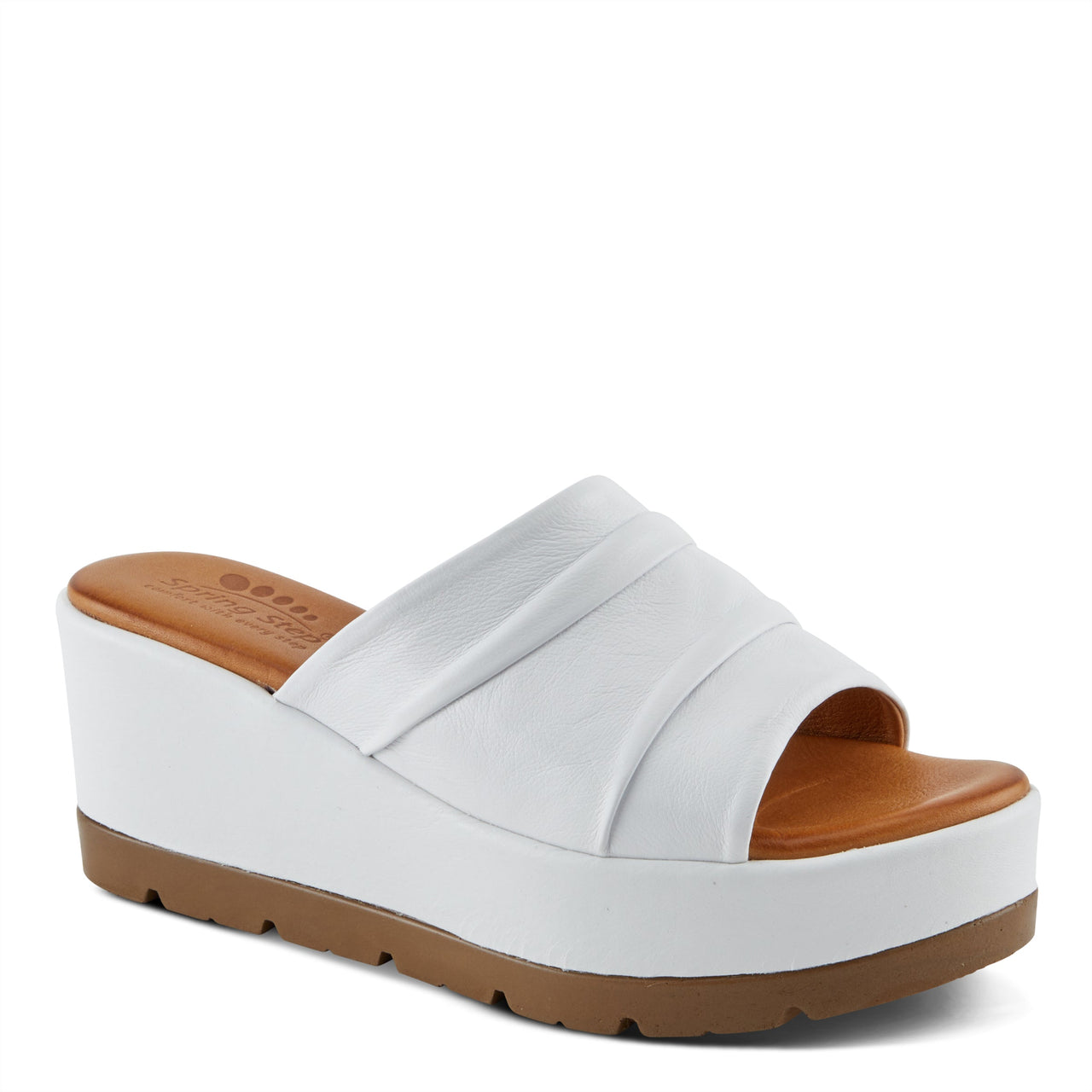 Buy Spring Step Allerton Women’s Leather Wedge Sandals - Platform Casual Sandals from Don’t Panic Shoes | Best Prices & Fast Shipping