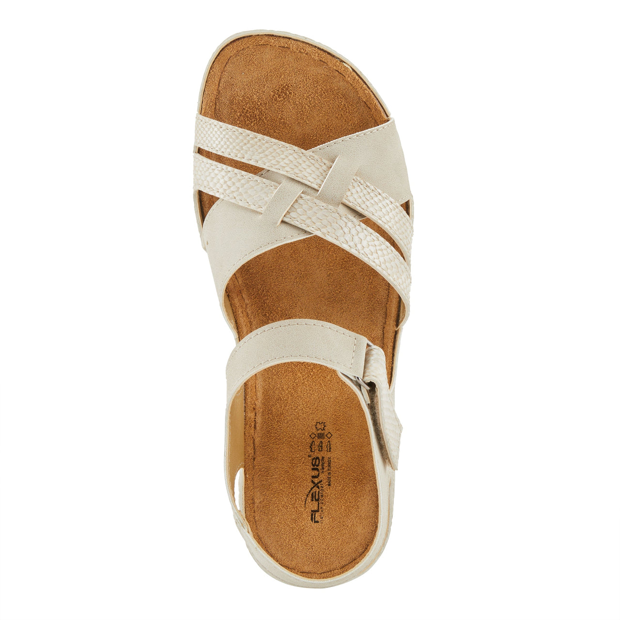 Spring Step Shoes Flexus Alvina Sandals - Back View with adjustable straps