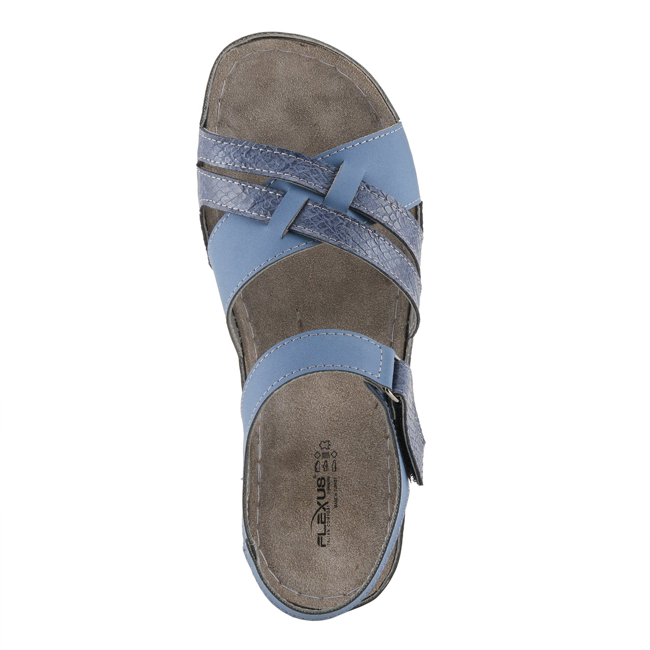 Spring Step Shoes Flexus Alvina Sandals - Side View with anti-shock technology