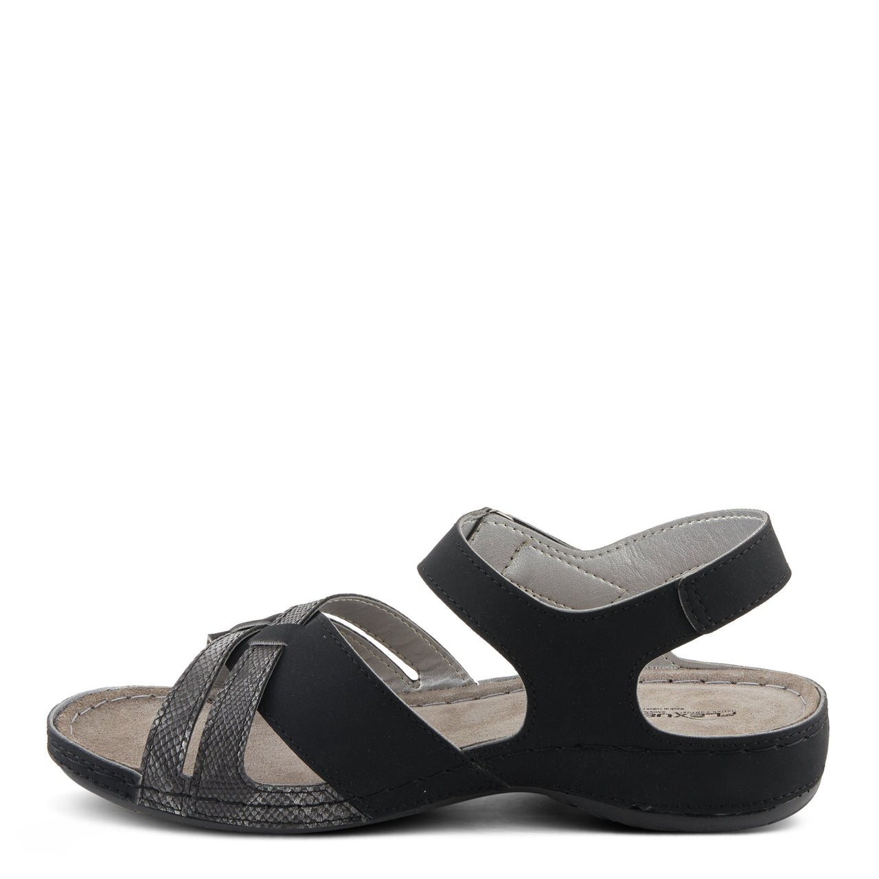 Spring Step Shoes Flexus Alvina Sandals - Front View with slip-on design