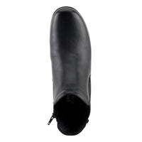 Thumbnail for Black leather Spring Step Apso boots with buckle detailing and sturdy soles