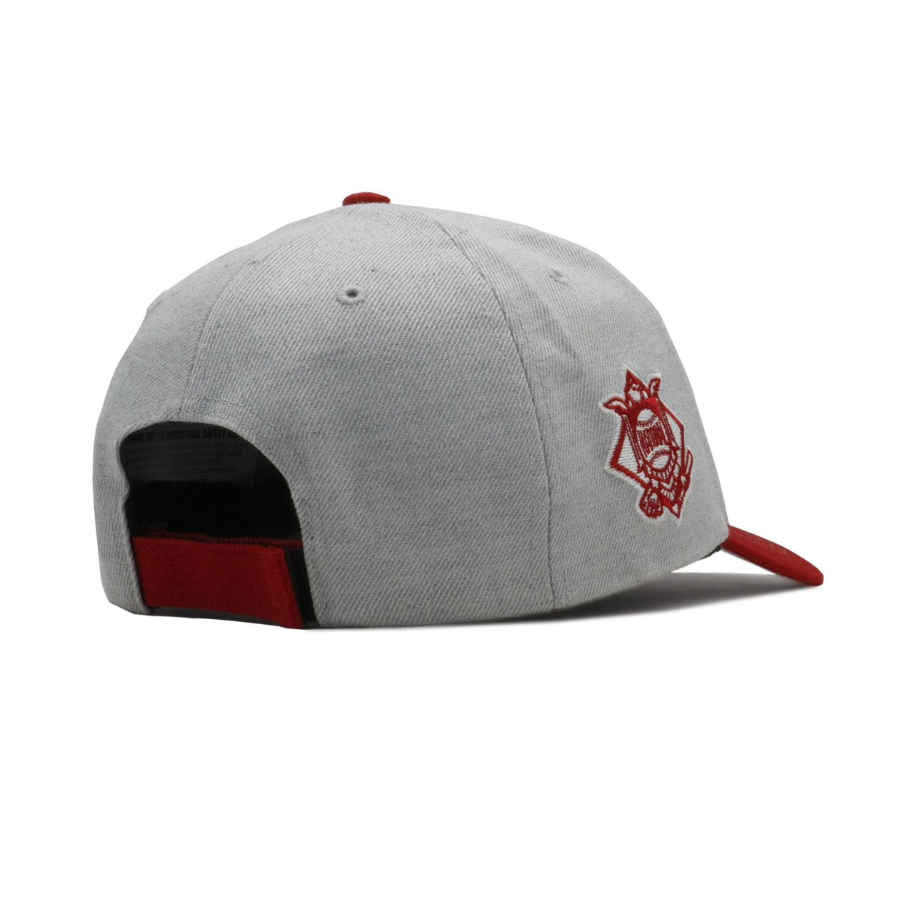 Side view of Mens 47 Brand Atlanta Braves MVP Strapback showing curved brim