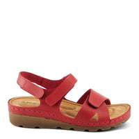Thumbnail for Spring Step Shoes Flexus Ariel Sandals in Beige leather with adjustable straps