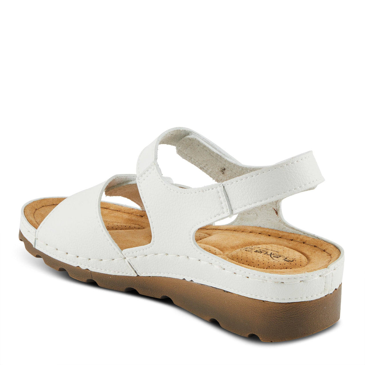 Stylish and comfortable Spring Step Shoes Flexus Ariel Sandals in Grey leather