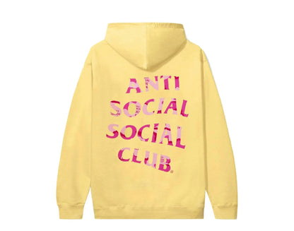 Anti Social Social Club Plain Sight Men's Cotton Fleece Yellow