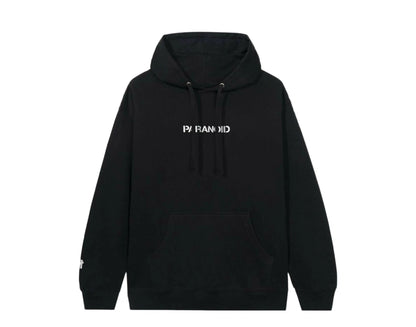 Anti Social Social Club x Undefeated Paranoid Men's Cotton Fleece Black Hoodie