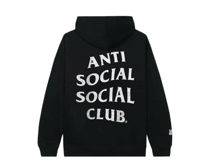 Anti Social Social Club x Undefeated Paranoid Men's Cotton Fleece Black Hoodie
