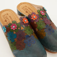 Thumbnail for Buy L'Artiste Augi Clogs Women’s Hand-Painted Leather 2