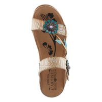 Thumbnail for Buy L'Artiste Aymée Slide Sandals Women'S Hand Painted Leather - Slide Sandals from Don’t Panic Shoes | Best Prices & Fast Shipping