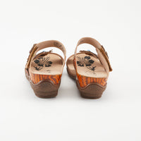 Thumbnail for Stylish L'ARTISTE AYMEE SLIDE SANDALS with stacked heel and decorative metal accents