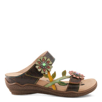 Thumbnail for Buy L'Artiste Aymée Slide Sandals Women'S Hand Painted Leather - Slide Sandals from Don’t Panic Shoes | Best Prices & Fast Shipping