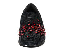 Thumbnail for Close-up of Ivano Black/Red shoes showing red and black color combination and durable rubber outsole