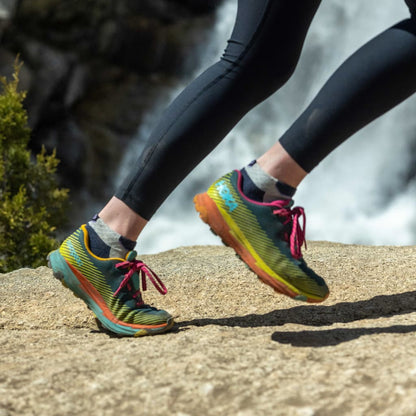 Amethyst - Run Ankle Midweight Merino Wool Sock