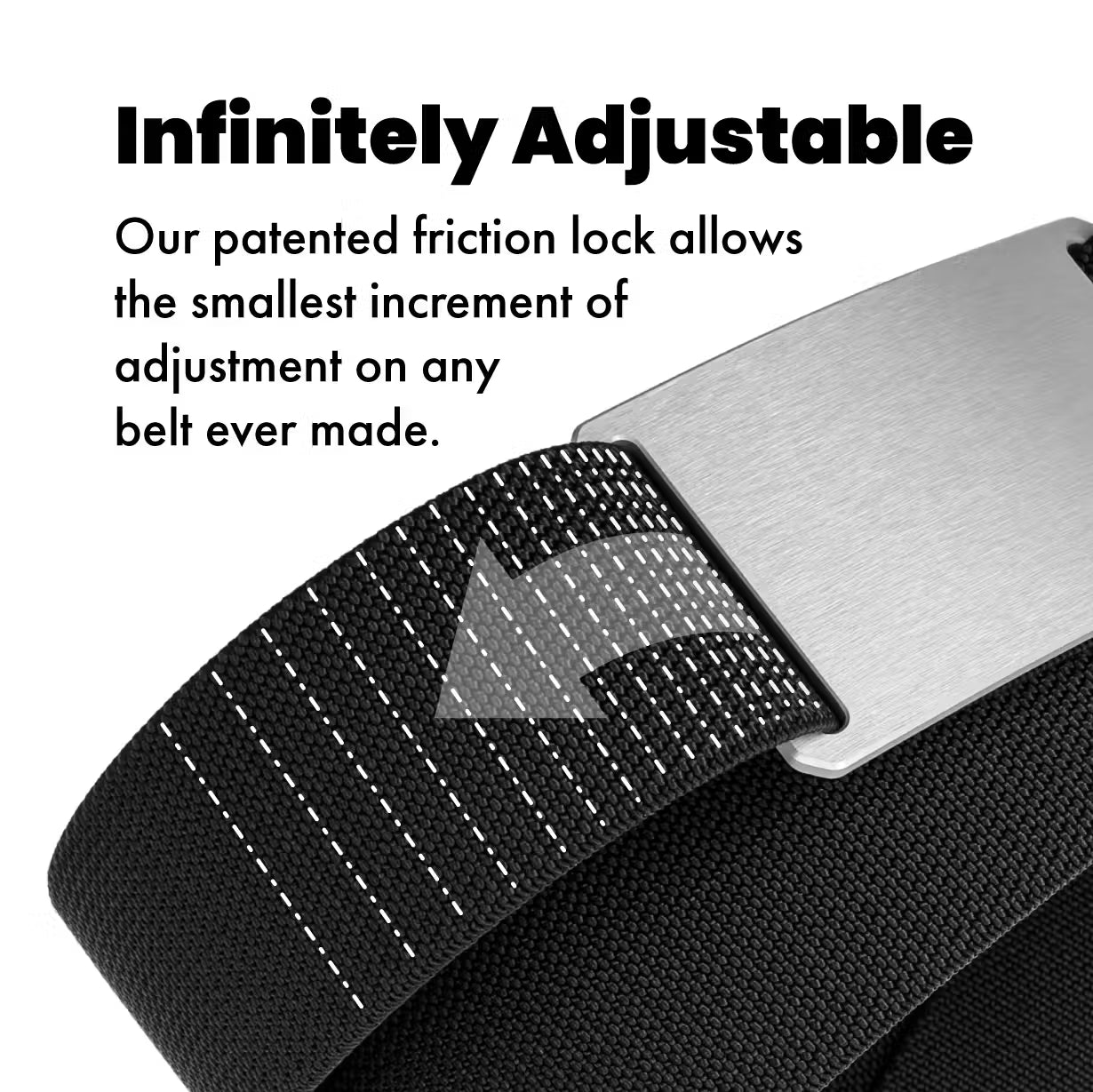 G-Flex ISO 2.0 Gunmetal Belt 1.5"