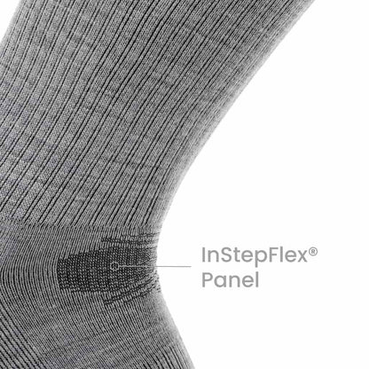 3 Pack Ash - Casual Crew Midweight Merino Wool Sock